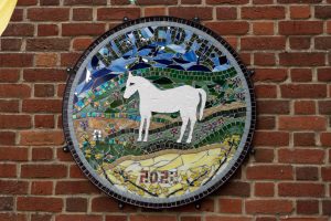 Jubilee mosaic - White Horse