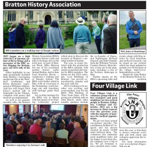 White Horse News report on Bratton History Association visit to Steeple Ashton