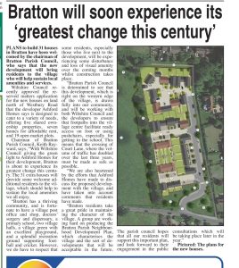 Article about the new Ashford Homes development on Westbury Road